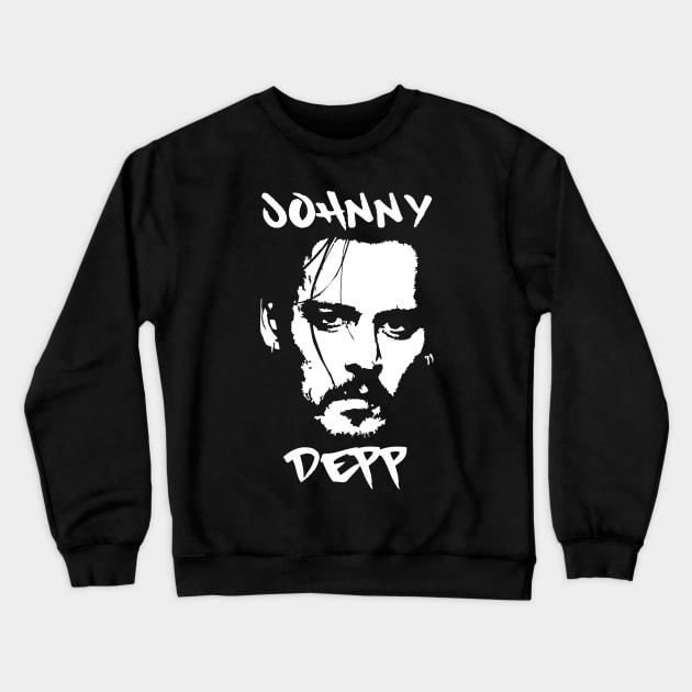 Johny Depp Crewneck Sweatshirt by Aldyz